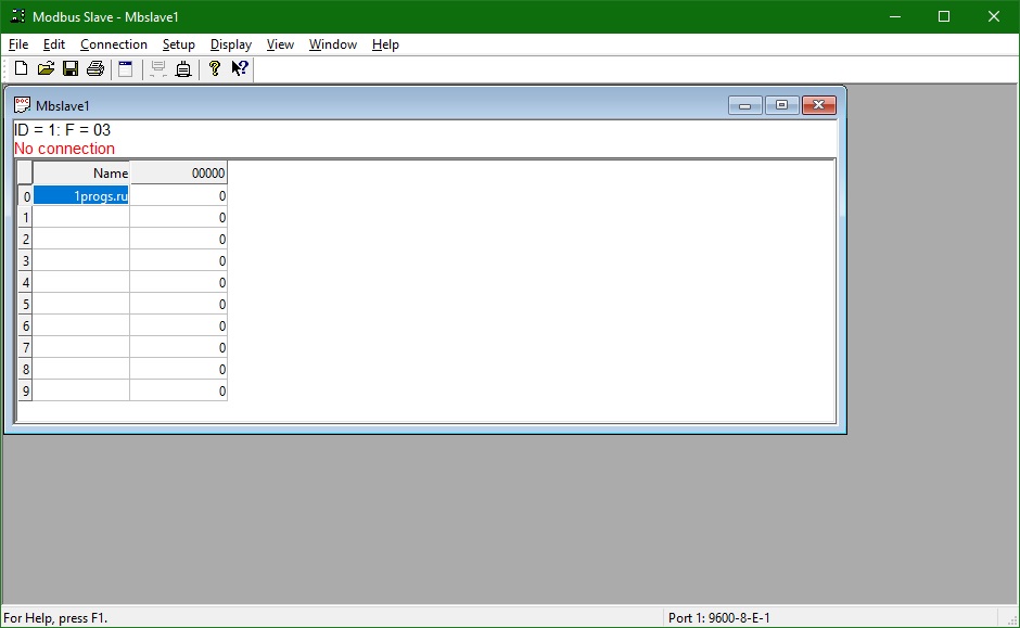 Modbus Slave