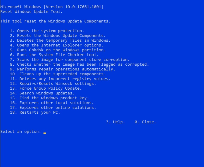 Reset Windows Update Tool