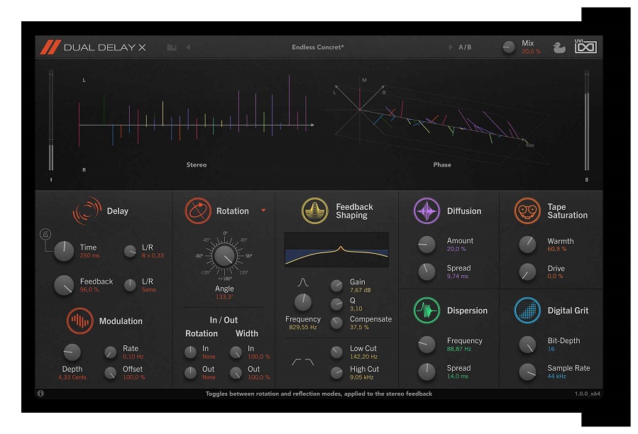 UVI Dual Delay X Pro