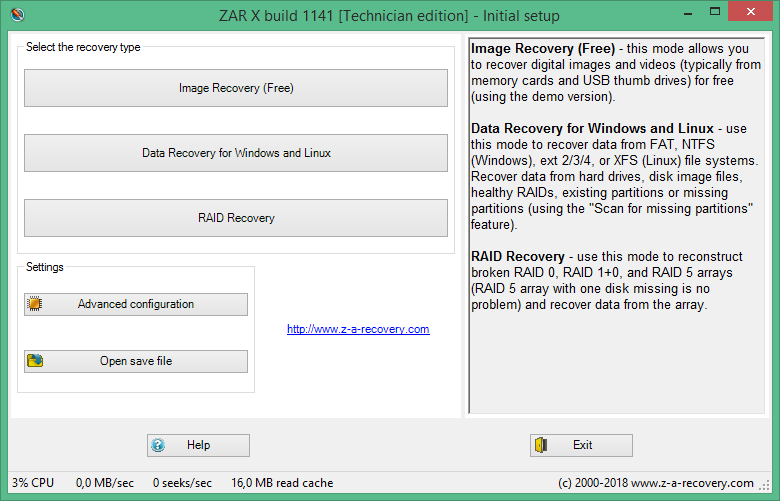 Zero Assumption Recovery 10.0.1141